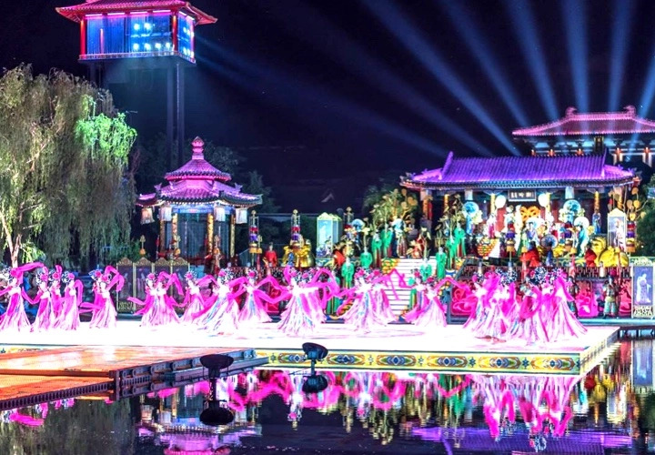 Cultural Tourism Project with T.I line array system set up