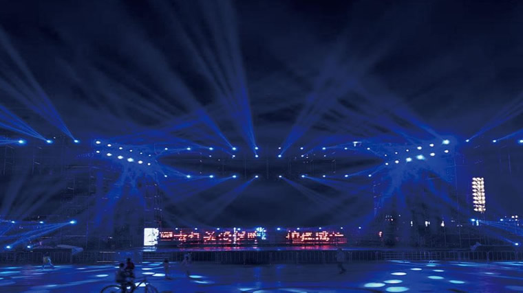 Apostle Johnson SuLeman eventsboutique_gh at omega fire church Ghana with T.I Max215 line array